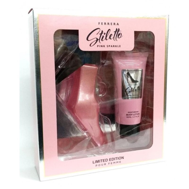 Hongu Set cofanetto regalo Ferrara Stiletto PROFUMO SPRAY+ LOZIONE ...