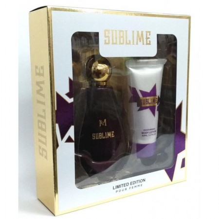 Set cofanetto regalo Sublime PROFUMO SPRAY+ LOZIONE CORPO DONNA PER LEI 100ml
