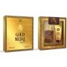 Hongu Set Regalo Uomo cofanetto Gold Medal PROFUMO SPRAY + DOPOBARB...