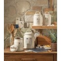1x BARATTOLO CERAMICA 17cm ZUCCHERO CAFFè SALE contenitore alimenti cucina pasta