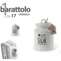 1x BARATTOLO CERAMICA 17cm ZUCCHERO CAFFè SALE contenitore alimenti cucina pasta