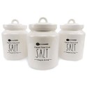 1x BARATTOLO CERAMICA 17cm SALE ZUCCHERO CAFFè contenitore alimenti cucina pasta