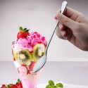 12x 20cm Lungo Acciaio Inox Gelato Cocktail Cucchiaini Caffè Zuppa Tè Cucchiai