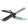 Forbici cucina tagliere coltello frutta verdura carne lama affetta taglia 2 in 1