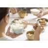 Hongu 20 Coppie 40 Bacchette Cinesi In legno 24 cm cucina Giappones...