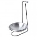 Poggiamestolo porta utensili cucchiaio da cucina acciaio inox 18cm mestoli stand