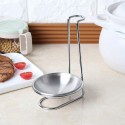 Poggiamestolo porta utensili cucchiaio da cucina acciaio inox 18cm mestoli stand
