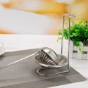 Poggiamestolo porta utensili cucchiaio da cucina acciaio inox 18cm mestoli stand