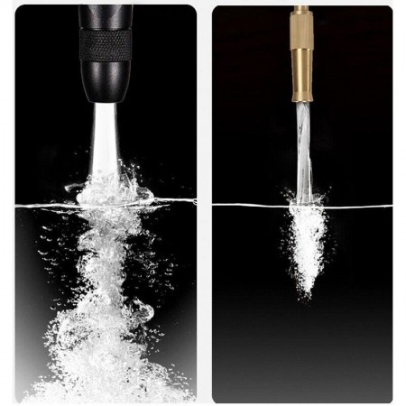 Kit pistola ugello tubo giardino in metallo getto forte pressione acqua auto