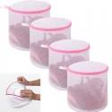 4pz Salva Reggiseno Sacchetto Lavatrice Biancheria Custodia Salvareggiseno Lava