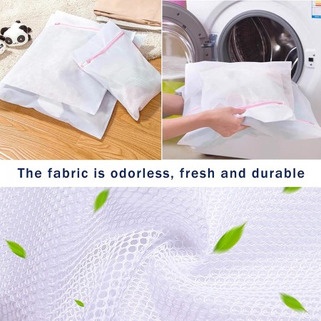 6 SACCO SACCHETTO RETE LAVATRICE CON ZIP PROTEGGI BUCATO INDUMENTI CAPI DELICATI