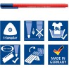 Staedtler PENNARELLI Lattina 30 COLORI Assortiti punta 1mm STAEDTLE...
