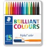 Staedtler PENNARELLI Lattina 15 COLORI Assortiti punta 1mm STAEDTLE...