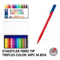 PENNARELLI Lattina 30 COLORI Assortiti punta 1mm STAEDTLER Brilliant colours