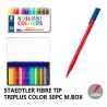 Staedtler PENNARELLI Lattina 30 COLORI Assortiti punta 1mm STAEDTLE...