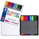 PENNE 15 COLORI Assortiti tratto 0,3 mm STAEDTLER Brilliant colours colorate set