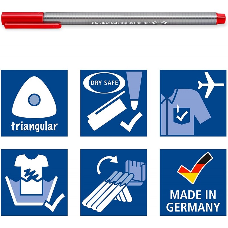 Staedtler PENNE 15 COLORI Assortiti tratto 0,3 mm STAEDTLER Brillia...