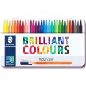 PENNARELLI Lattina 30 COLORI Assortiti punta 1mm STAEDTLER Brilliant colours