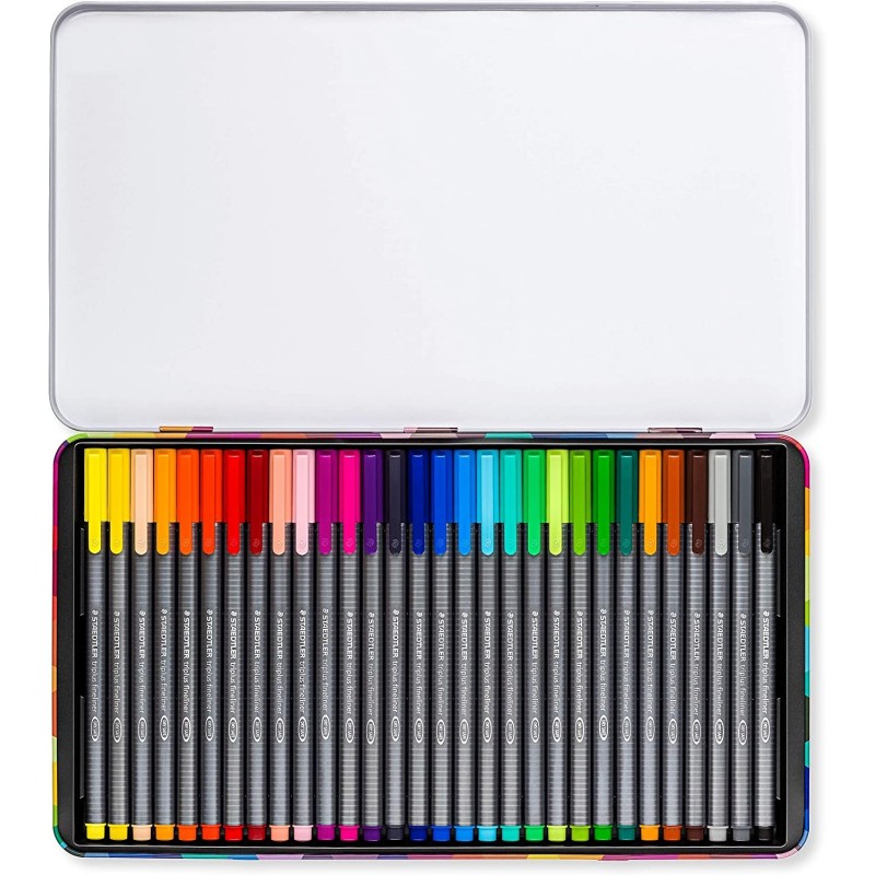 Staedtler PENNE 30 COLORI Assortiti tratto 0,3 mm STAEDTLER Brillia...