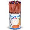PASTELLI GIOTTO NATURALE 84 COLORI GIOTTO IN BARATTOLO ASSORTITI BA...