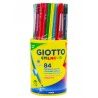 Giotto PASTELLI GIOTTO Stilnovo 84 COLORI GIOTTO IN BARATTOLO ASSOR...