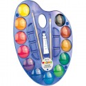 Kit Acquarelli per bambini in tavolozza set da 12 colori per pittura e disegno