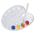 Kit Acquarelli per bambini in tavolozza set da 12 colori per pittura e disegno