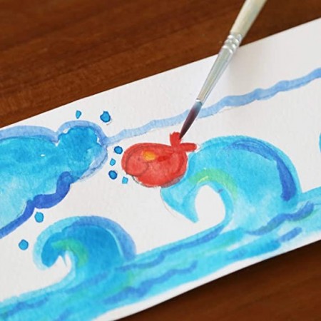 Kit Acquarelli per bambini in tavolozza set da 12 colori per pittura e disegno