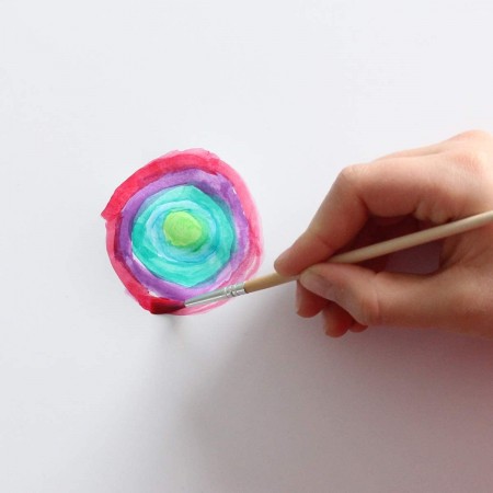 Kit Acquarelli per bambini in tavolozza set da 12 colori per pittura e disegno