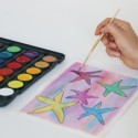 Kit Acquarelli per bambini in tavolozza set da 12 colori per pittura e disegno