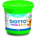 Colori a dita Giotto in barattoli da 6x200 ml multicolore per bambini lavabili