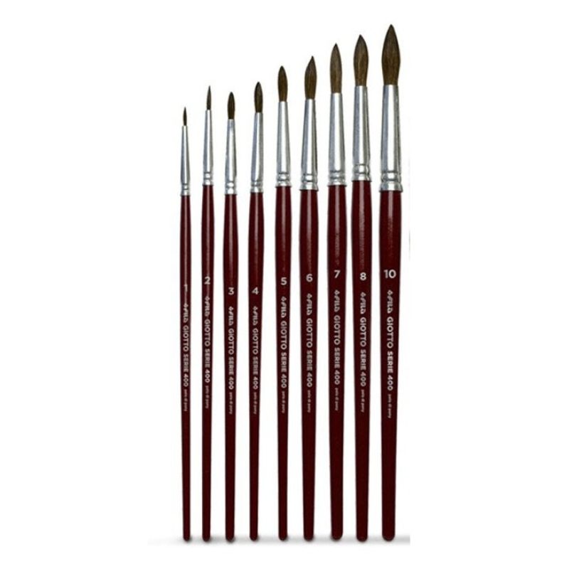 Giotto Set 156 pz Pennelli punta tonda serie 400 GIOTTO misure da 1...