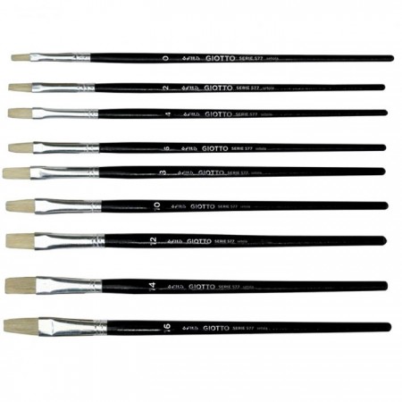 126 pz Espositore Pennelli Fila Giotto piatti serie 577 577300 da N° 2 a 16 set