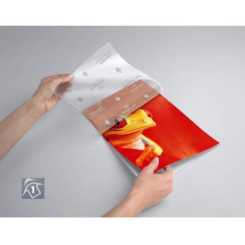100 pouches Capture 125 micron A4 Fellowes Pouches Plastificazione ...