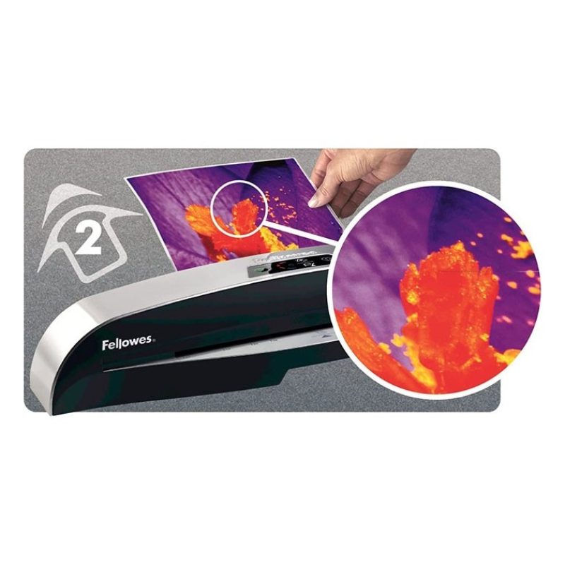 100 pouches Capture 125 micron A4 Fellowes Pouches Plastificazione ...