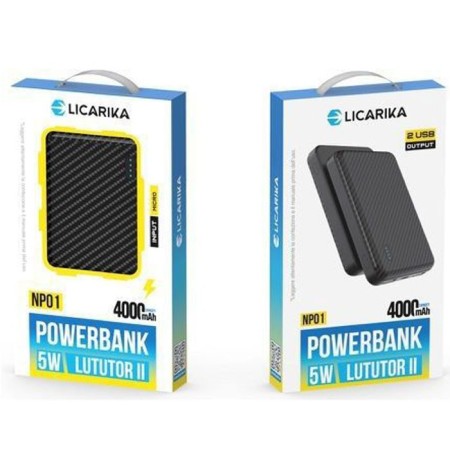 POWER BANK 4000mAh CARICA BATTERIA PORTATILE Smartphone Cellulari Samsung iPhone