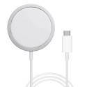 CARICABATTERIE MAGNETICO QI WIRELESS VELOCE CARICATORE universale 15 W CAVO 1,2M