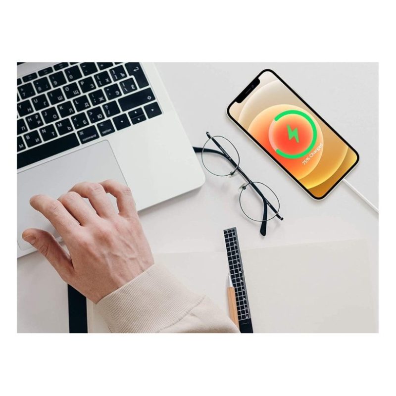 Hongu CARICABATTERIE MAGNETICO QI WIRELESS VELOCE CARICATORE univer...