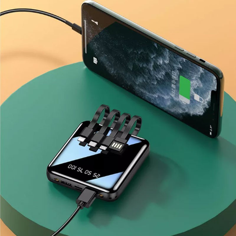 Hongu CARICABATTERIE PORTATILE POWER BANK 6800mAh Doppia USB MICRO ...