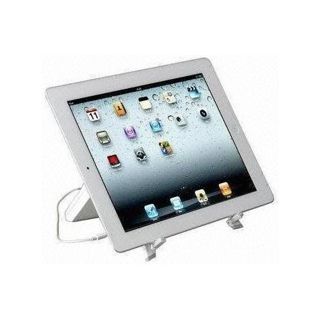 Supporto Stand da tavolo con altoparlante speaker incorporato per iPad 2 3 4 Mini Google Nexus Samsung Tab Tablet PC