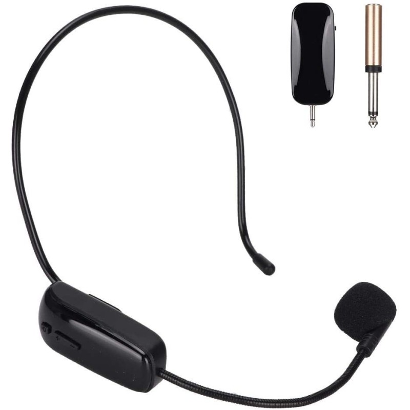 Microfono ad archetto wireless 2,4Ghz UHF portatile  trasmettitore senza fili