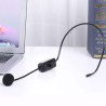 Hongu Microfono ad archetto wireless 2,4Ghz UHF portatile trasmetti...