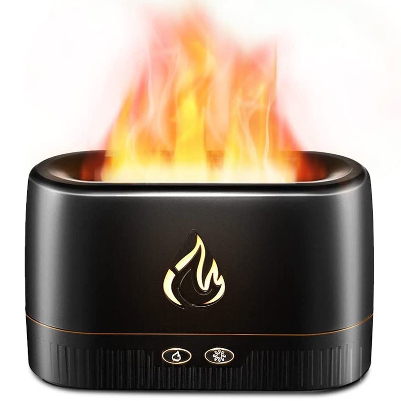 Diffusore di aromi Umidificatore Aromaterapia 230 ml oli essenziali con fiamma