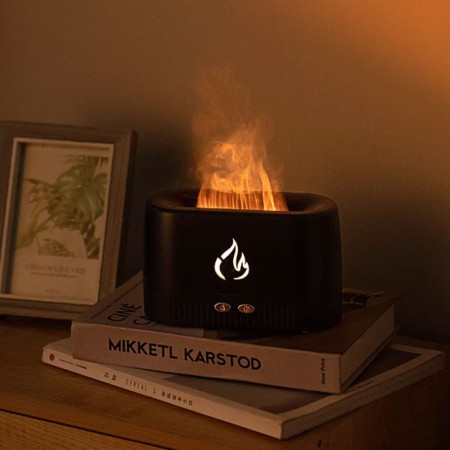Diffusore di aromi Umidificatore Aromaterapia 230 ml oli essenziali con fiamma