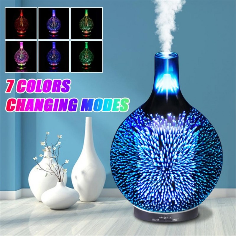 Hongu DIFFUSORE DI AROMI UMIDIFICATORE AROMATERAPIA 120ML OLI ESSEN...