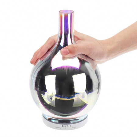 DIFFUSORE DI AROMI UMIDIFICATORE AROMATERAPIA 120ML OLI ESSENZIALI RGB