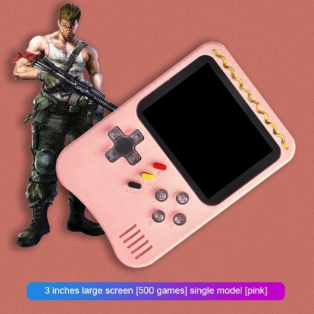 MINI CONSOLE VINTAGE RETRO' GAME BOY 500 IN 1 VIDEOGIOCHI BOX schermo 3" LCD