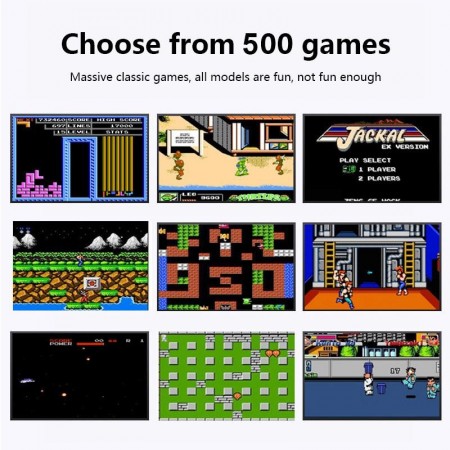 MINI CONSOLE VINTAGE RETRO' GAME BOY 500 IN 1 VIDEOGIOCHI BOX schermo 3" LCD