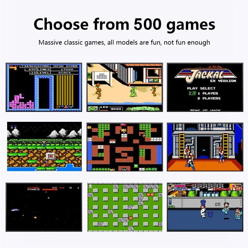 SUP MINI CONSOLE VINTAGE RETRO' GAME BOY 500 IN 1 VIDEOGIOCHI BOX s...