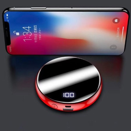 power bank 10000 MAH schermo Led Indicatore Carica USB Cavetto batteria esterna